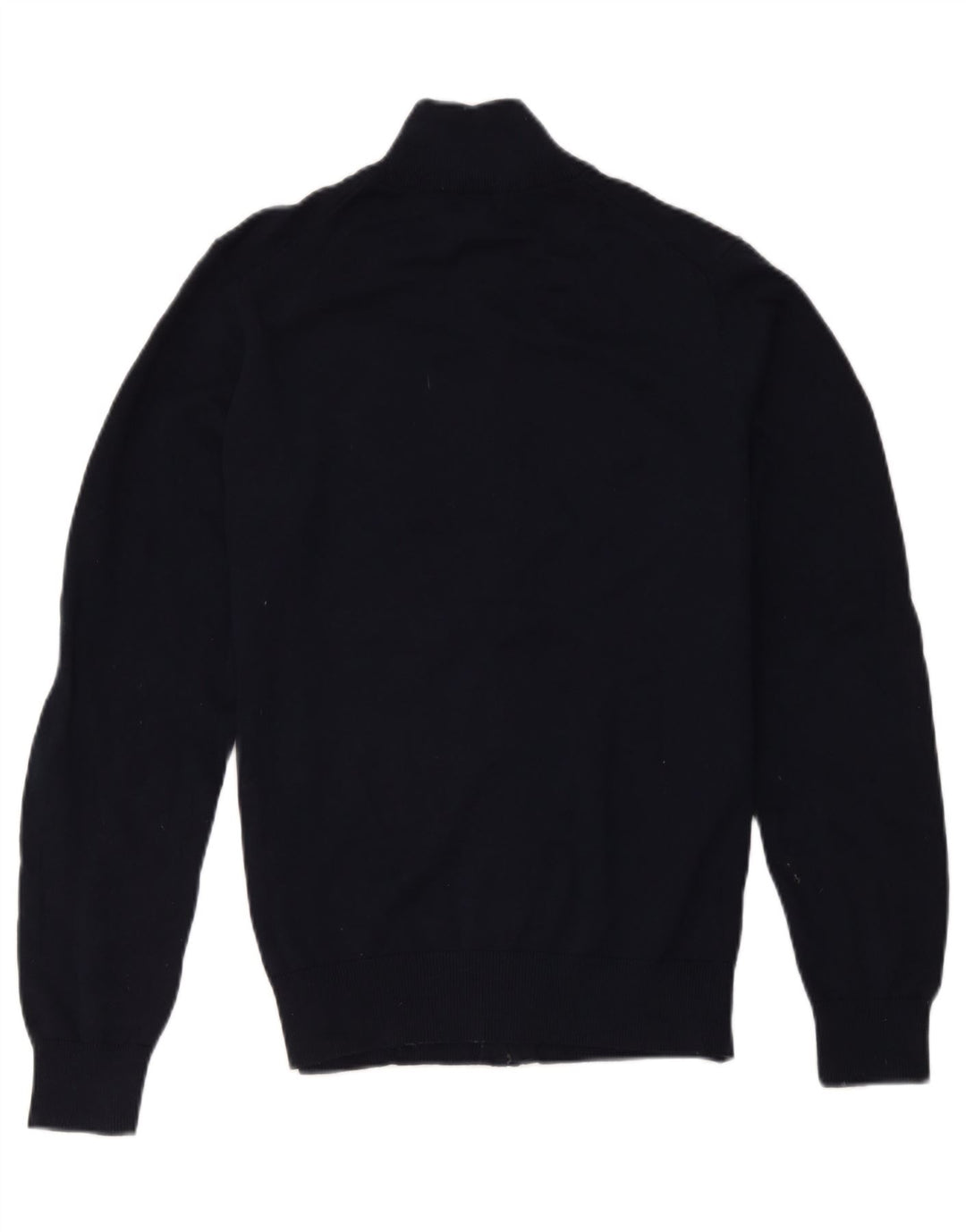 Besætningstøj Herre Zip Neck Jumper Sweater Medium Navyblå Bomuld