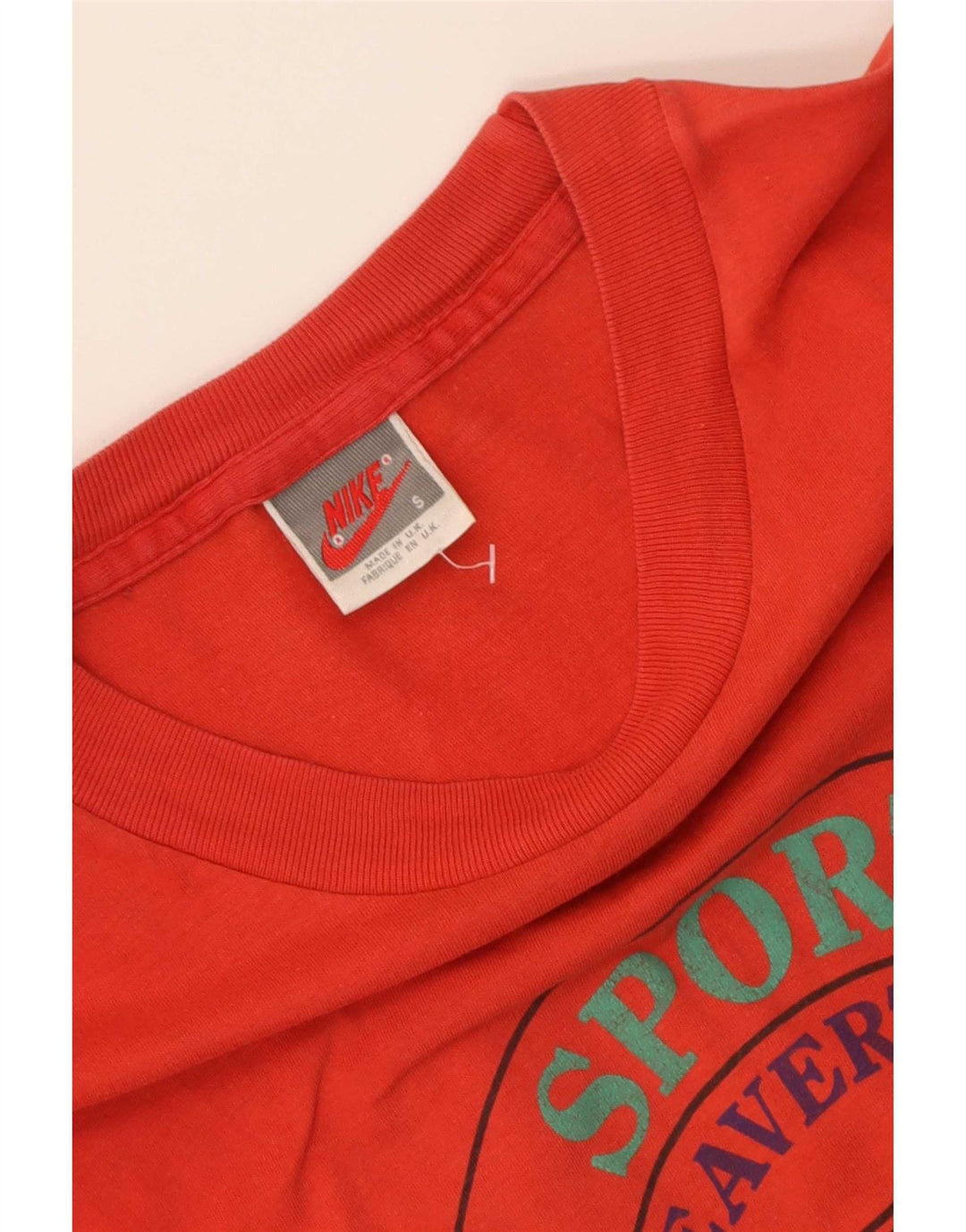 Nike grafisk t-shirt top til mænd, lille rød bomuld
