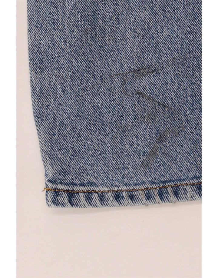Wrangler Herre Regular Fit Straight Jeans W32 L30 Blå Bomuld