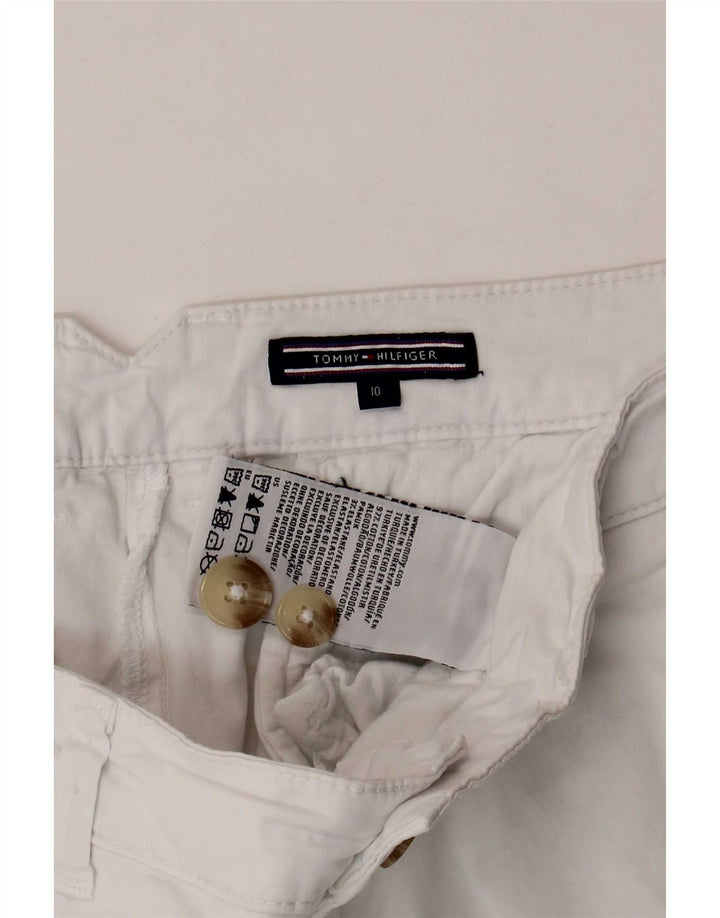 Tommy Hilfiger Chino Shorts til kvinder US 10 Large W32 White Bomuld