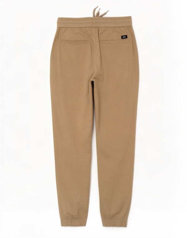 Zara Womens Crop Joggers Chino Bukser Small W30 L26 Beige Bomuld