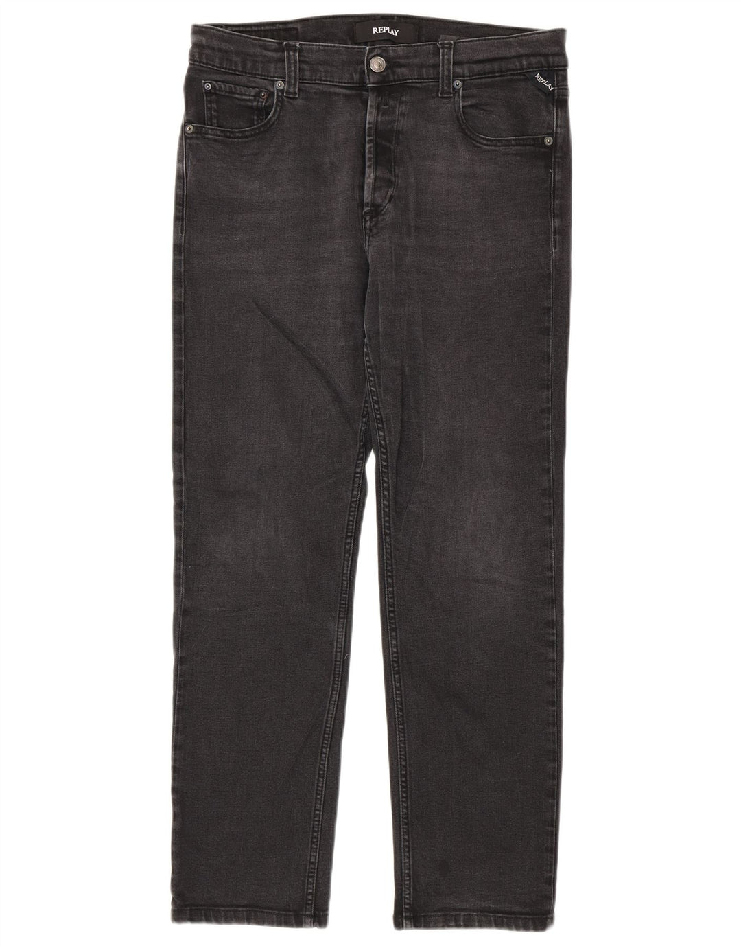 Replay Dame Straight Jeans W32 L28 Grå