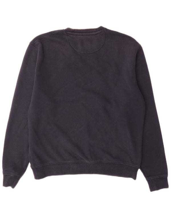 Jack Wills Sweatshirt til mænd Large Navy Blue Cotton