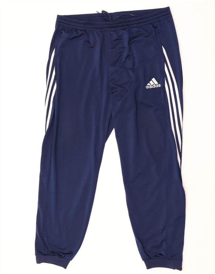 Adidas Herre træningsdragt Bukser Joggers XL Navy Blue Polyester