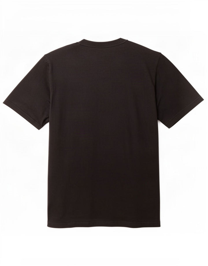 Nike Herre Regular Fit Grafisk T-shirt Top Lille sort bomuld