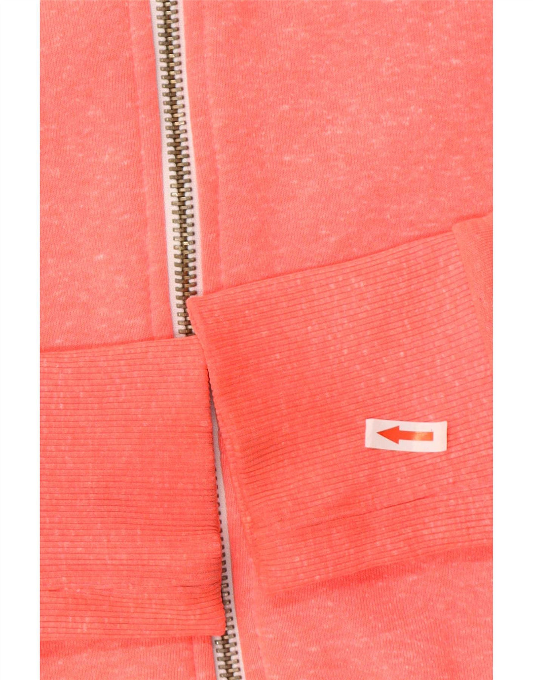 Superdry hættetrøje til kvinder med lynlås UK 16 Large Pink Polyester