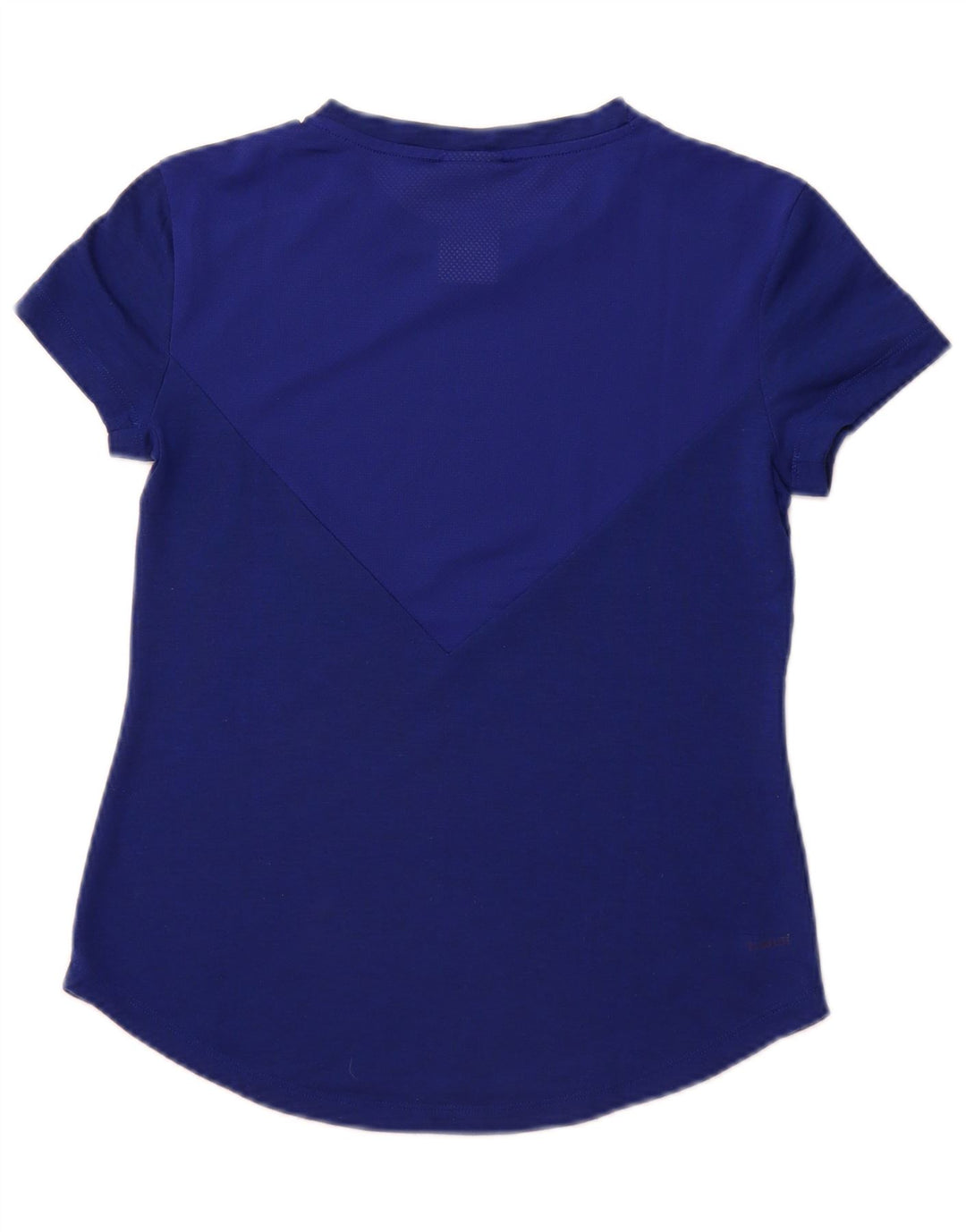 Adidas Womens Crop T-Shirt Top UK 8/10 Small Navy Blue Polyester