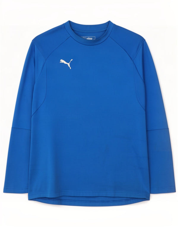 Puma Herre Top Langærmet 2XL Blå Polyester