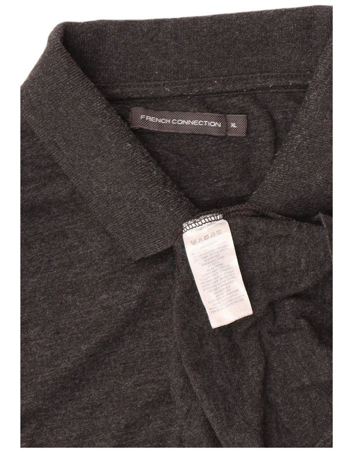 French Connection Herre poloshirt XL Grå Flecked Bomuld