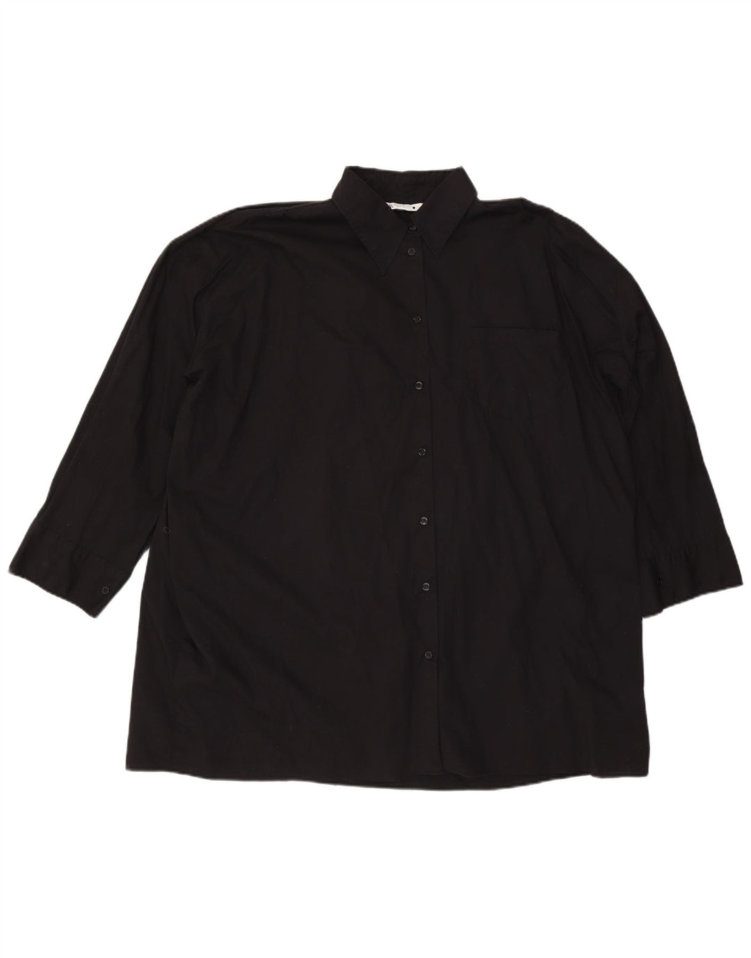 ZARA Oversized skjorte til kvinder UK 18 XL Sort