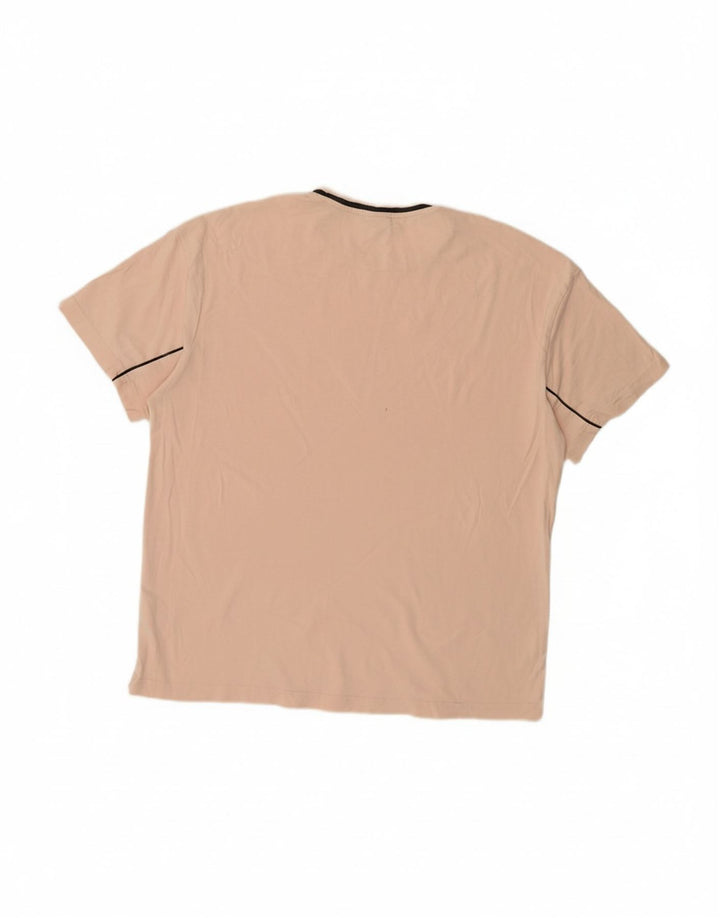 PUMA Mens T-Shirt Top Medium Pink Cotton