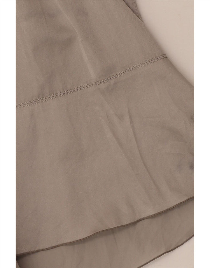 CALVIN KLEIN JEANS Solkjole til kvinder UK 18 XL Grå Silke