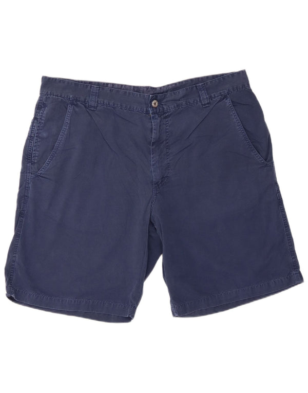 Murphy & Nye Chino Shorts til mænd W40 XL Marineblå Bomuld