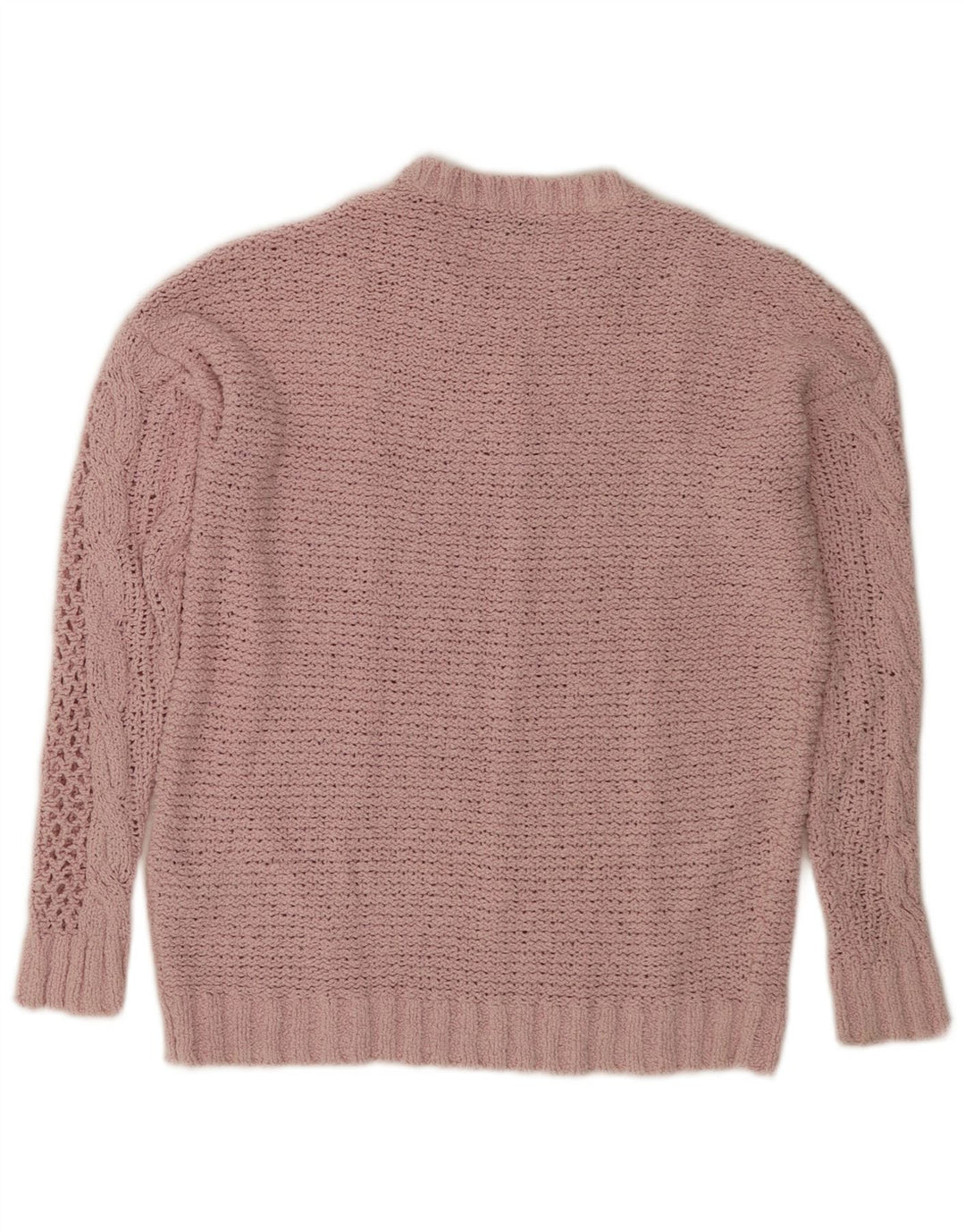 Marks & Spencer Dame Oversized Crew Neck sweater UK 10 Small Pink