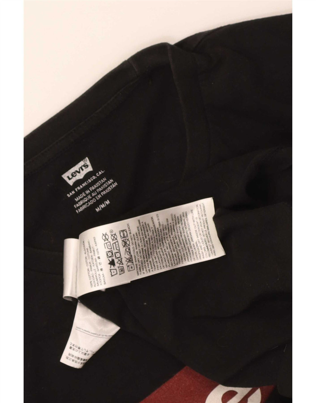 Levi's Herre grafisk T-shirt top mellem sort bomuld