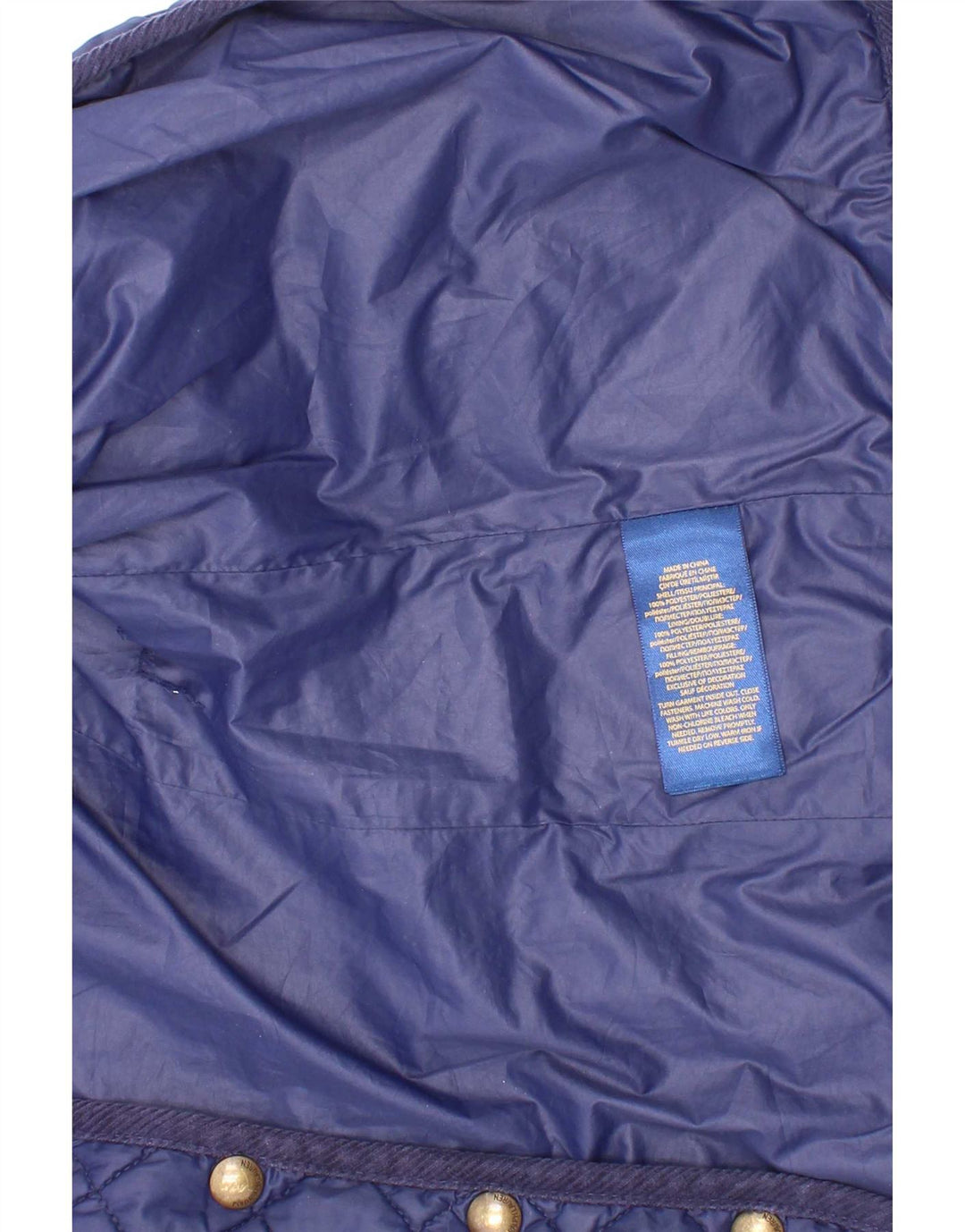 Polo Ralph Lauren piger quiltet jakke 5-6 år marineblå polyester
