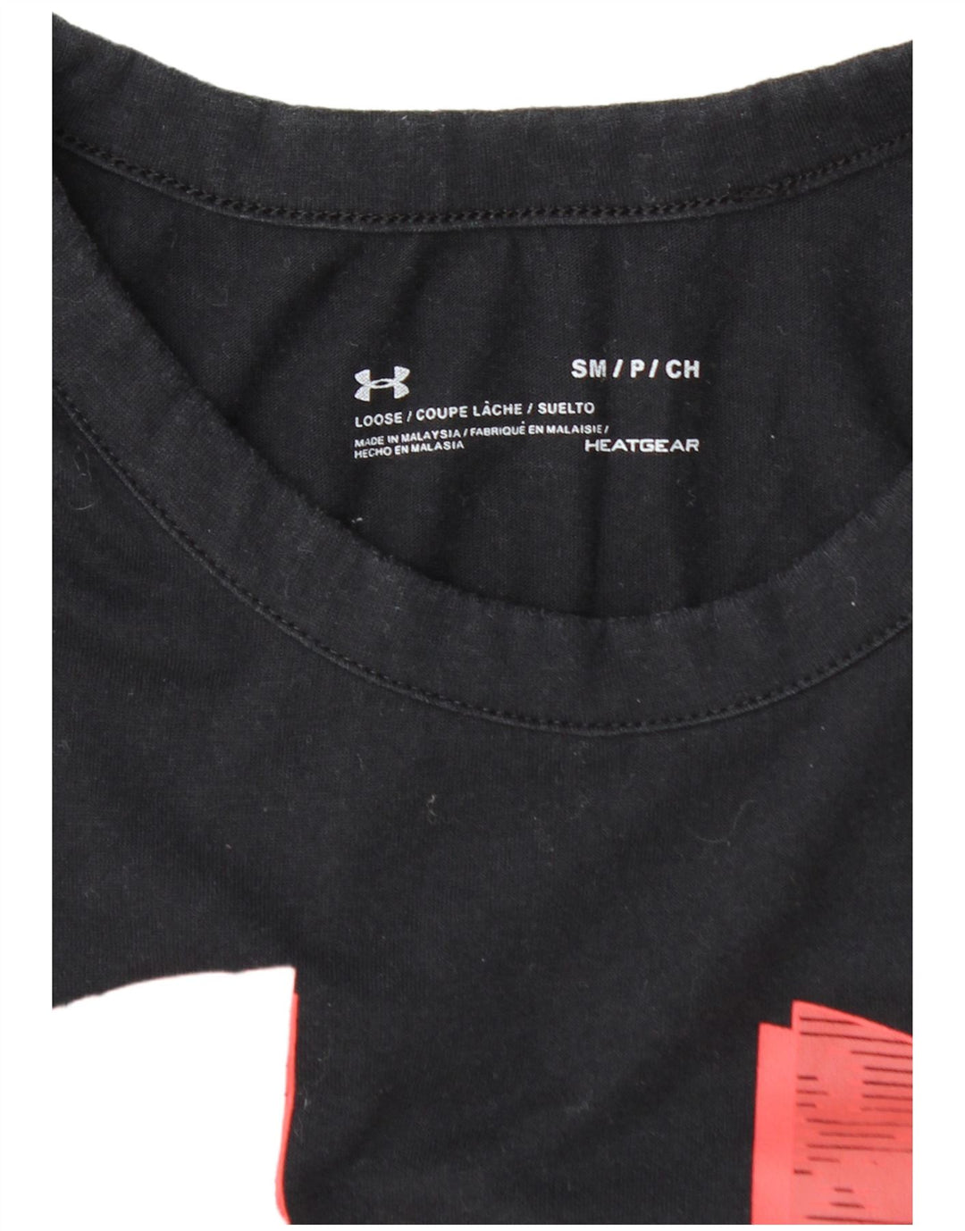 Under Armour Dame Grafisk Top Langærmet UK 10 Small Navy Blue