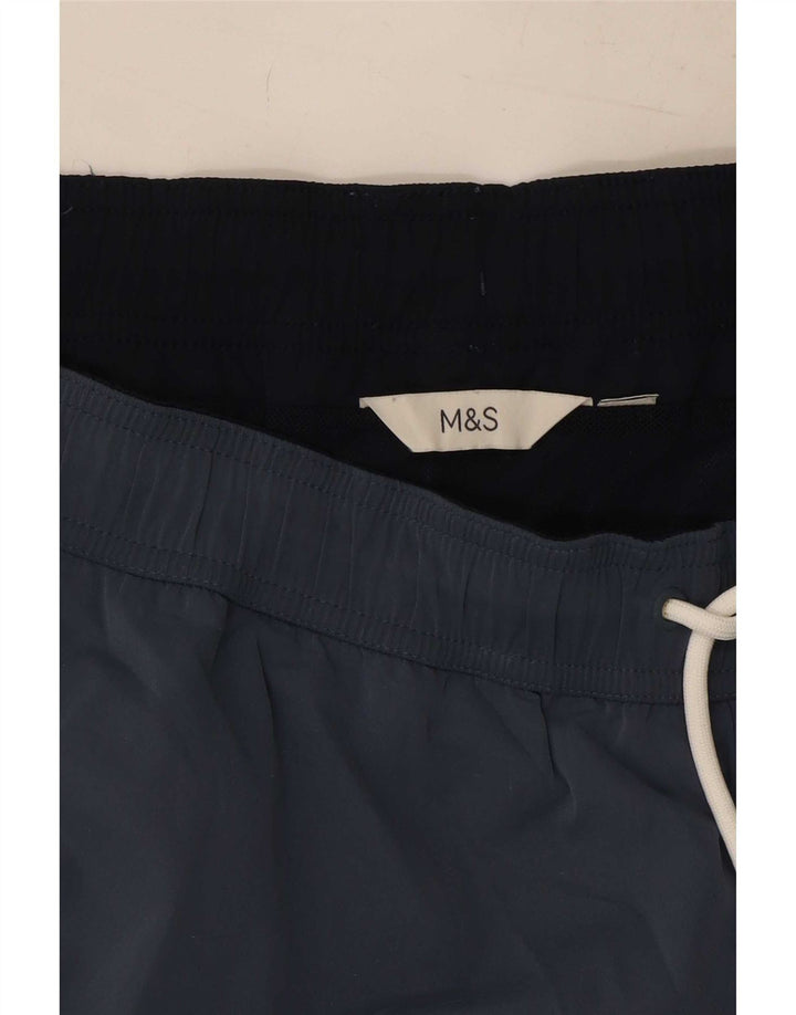 Marks & Spencer almindelige svømmeshorts til kvinder UK 16 Large Navy Blue