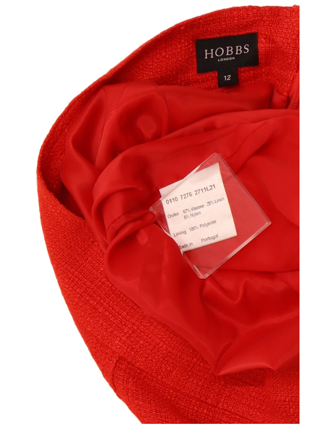 HOBBS Pencil Nederdel til kvinder UK 12 Medium W30 Rød viskose
