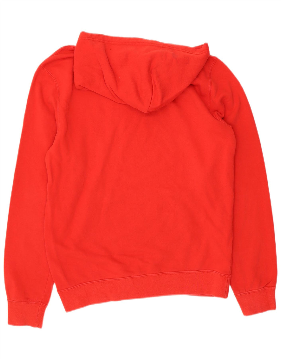 CHAMPION Mens Graphic Hoodie Jumper Large Red Cotton
