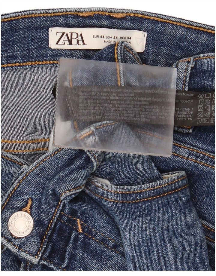 Zara Herre Slim Jeans EU 44 Large W34 L30 Blå Bomuld
