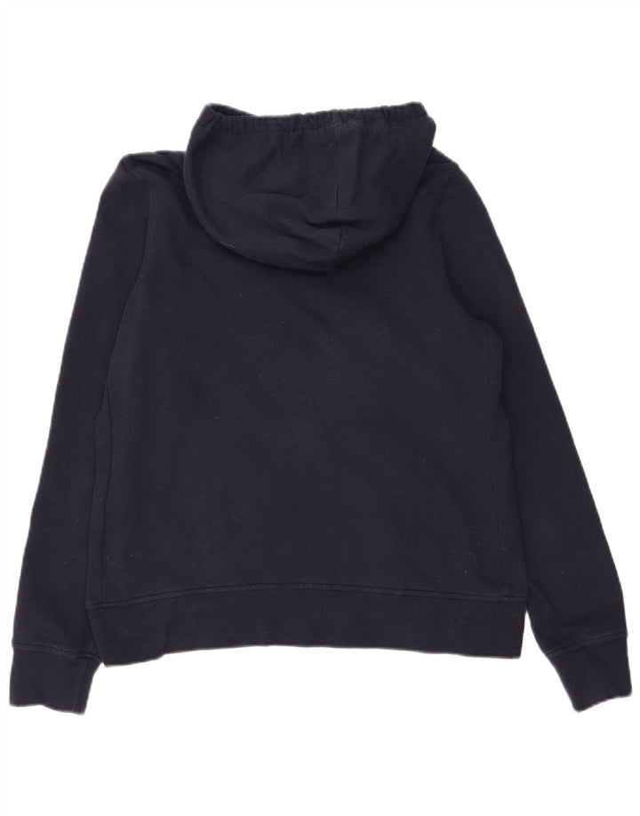 Helly Hansen Grafisk hættetrøje til kvinder UK 14 Mellem marineblå bomuld