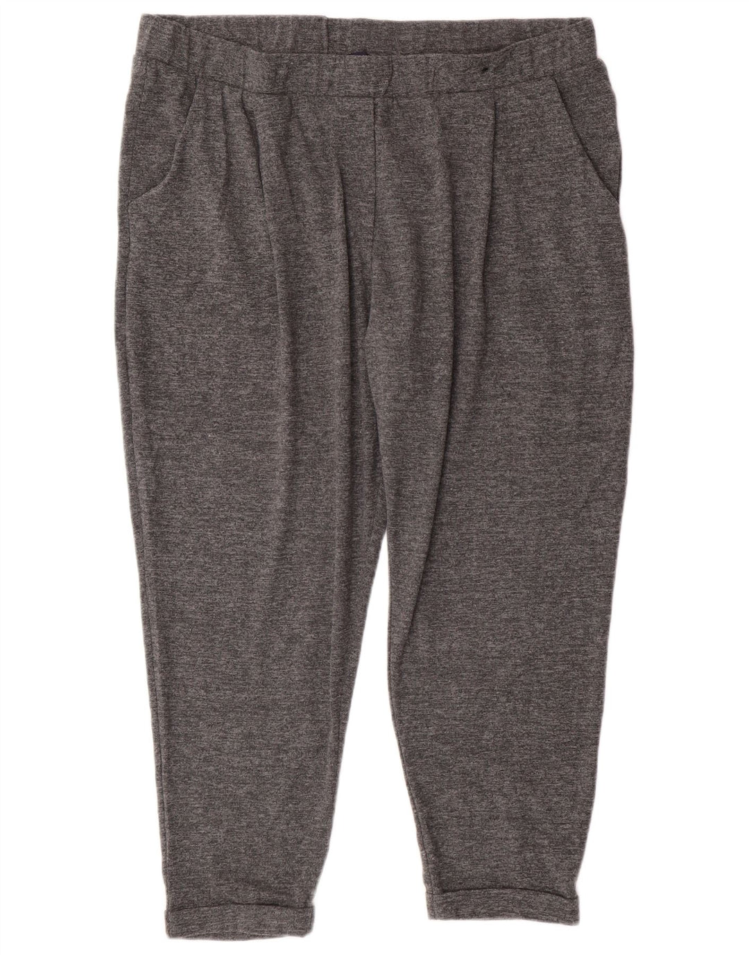Marks & Spencer Træningsdragtsbukser til kvinder UK 20 2XL Grå Flecked Polyester
