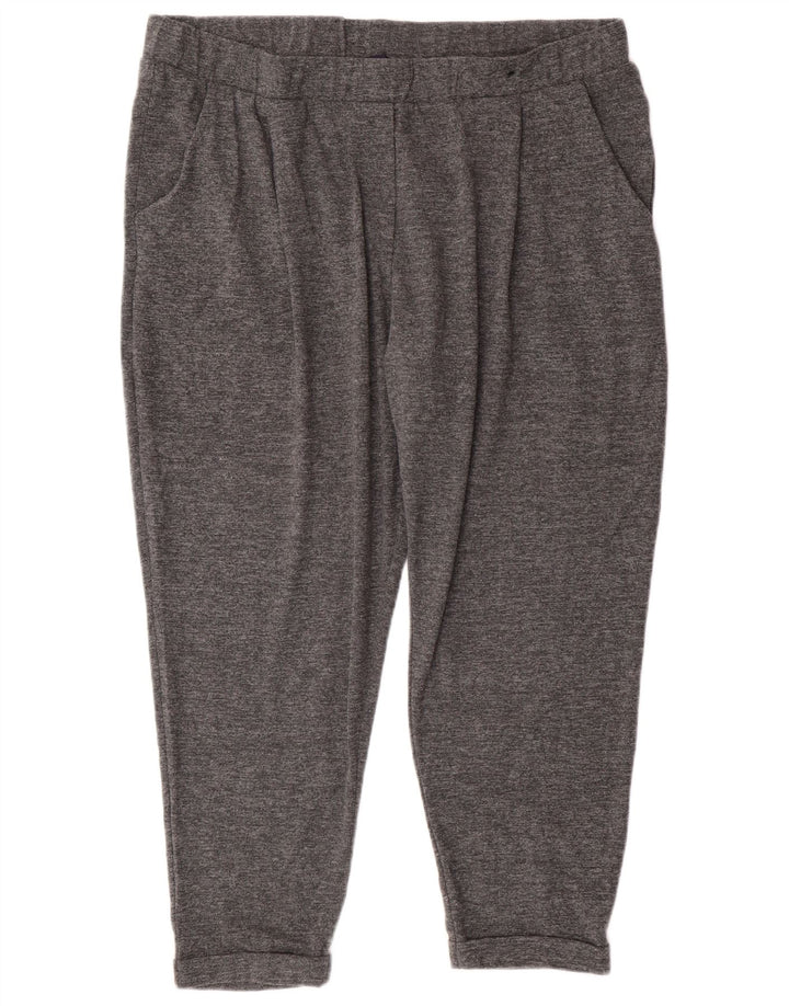 Marks & Spencer Træningsdragtsbukser til kvinder UK 20 2XL Grå Flecked Polyester