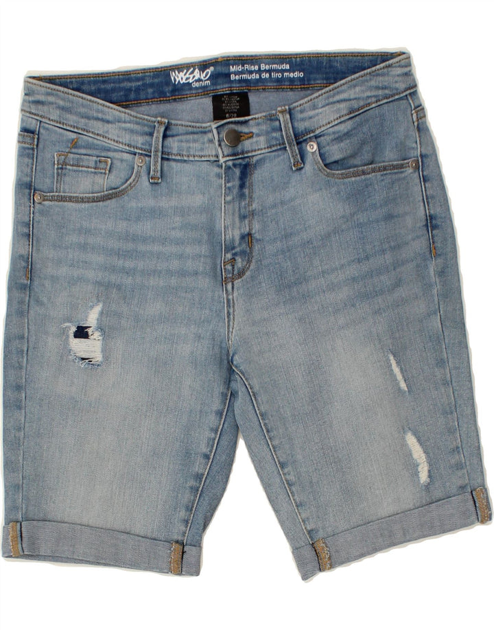 MOSSIMO Womens Mid Rise Denim Shorts US 6 Medium W28  Blue Cotton Vintage Mossimo and Second-Hand Mossimo from Messina Hembry 