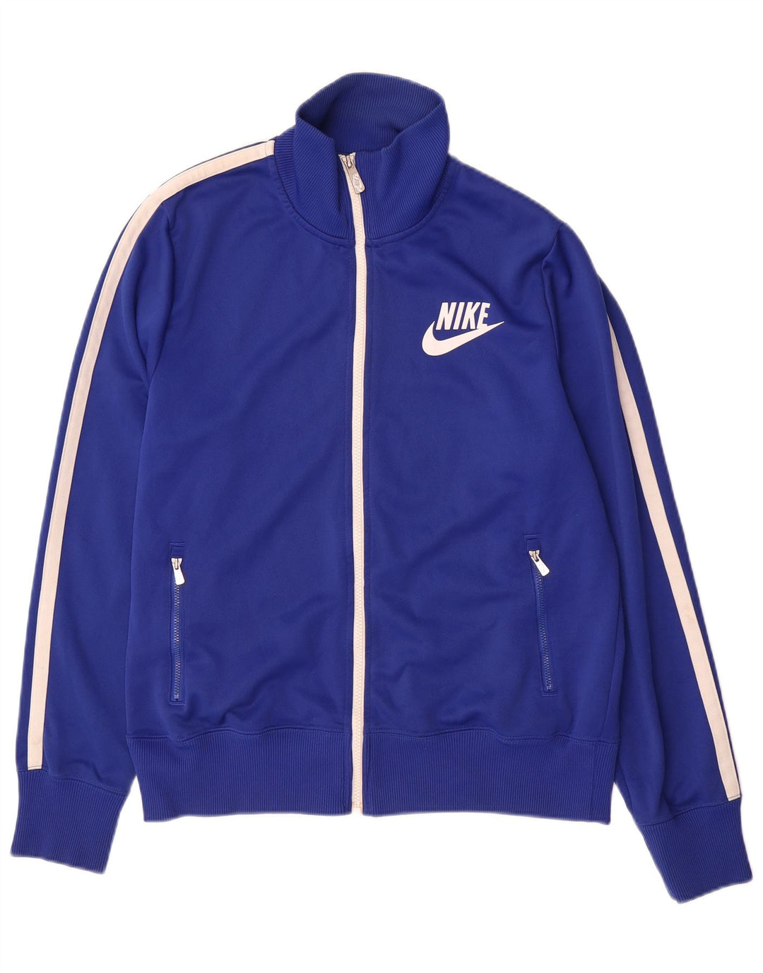 NIKE Grafisk træningsdragt topjakke til mænd Medium Blue Colourblock Polyester