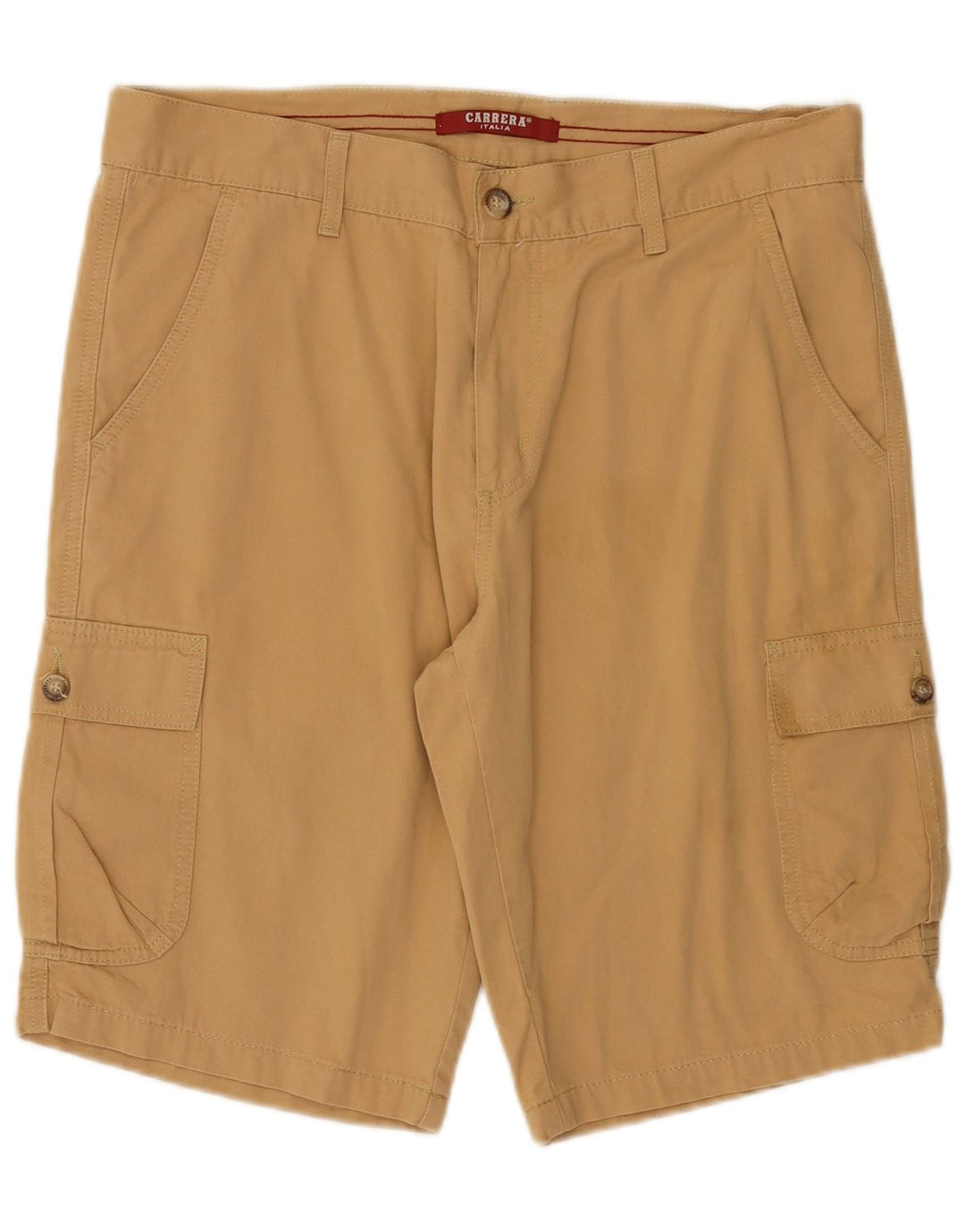 Carrera Herre Cargo Shorts IT 50 Large W34 Beige Bomuld