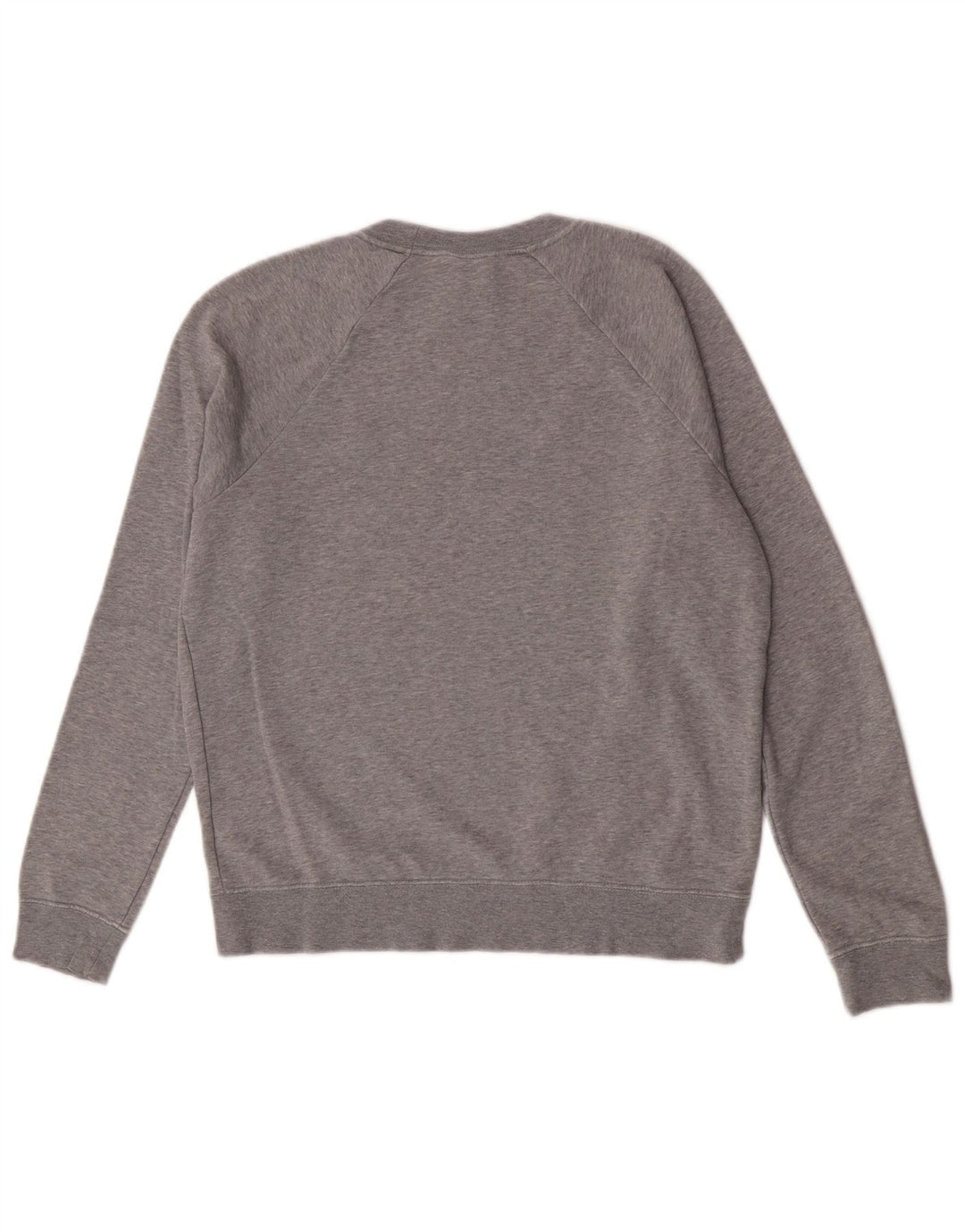 Nike Dame Oversized Sweatshirt Jumper UK 10 Small Grå Flecked Bomuld