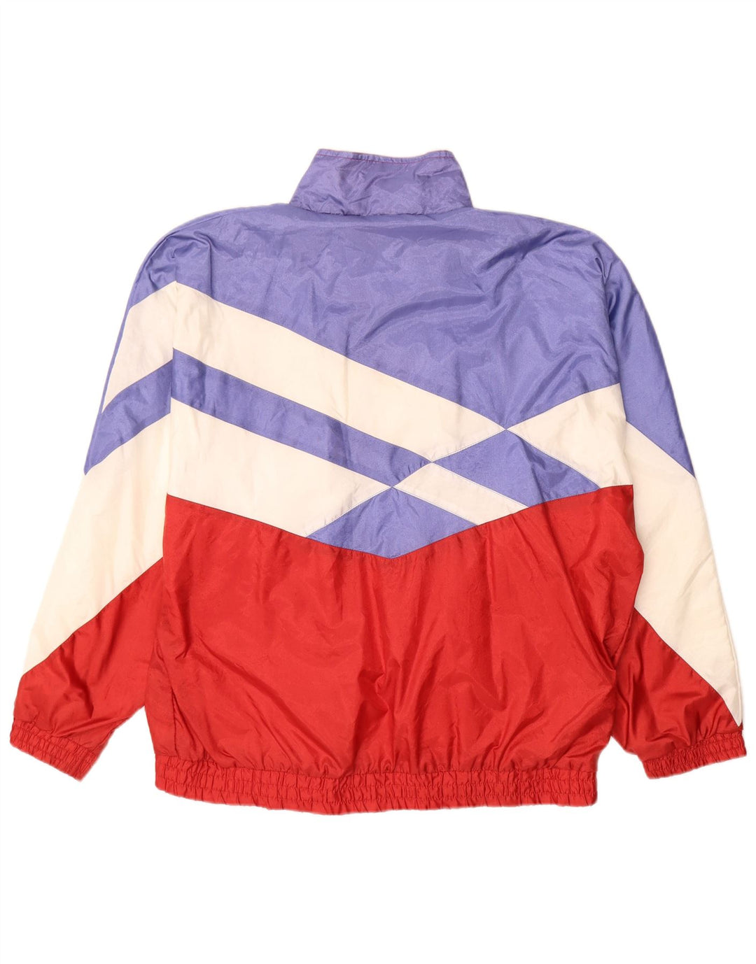 Vintage træningsdragt til mænd Topjakke Stor flerfarvet Colourblock