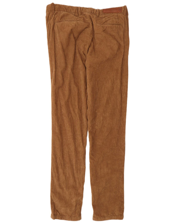 Trussardi Herre Slim Corduroy Bukser IT 50 Large W38 L34 Brun Bomuld