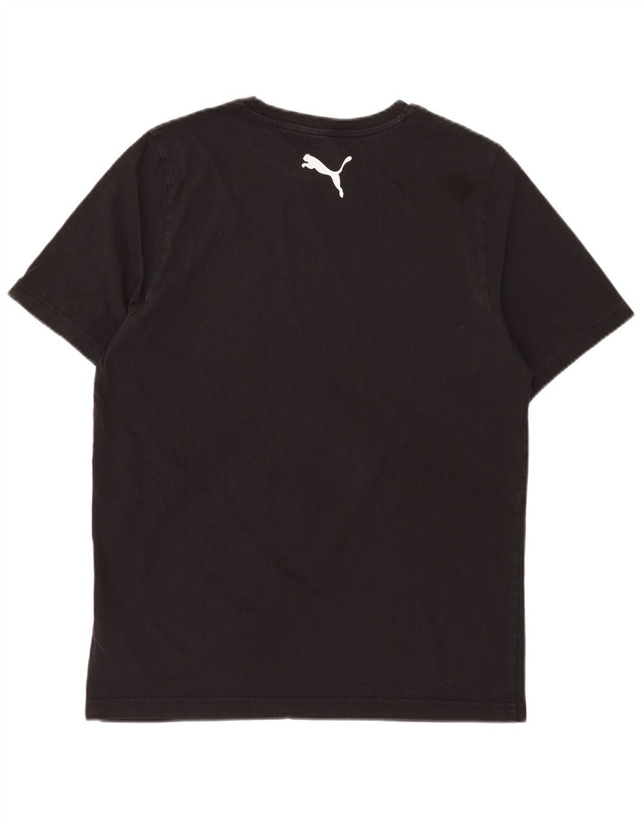 PUMA T-shirt top mellem sort bomuld til mænd