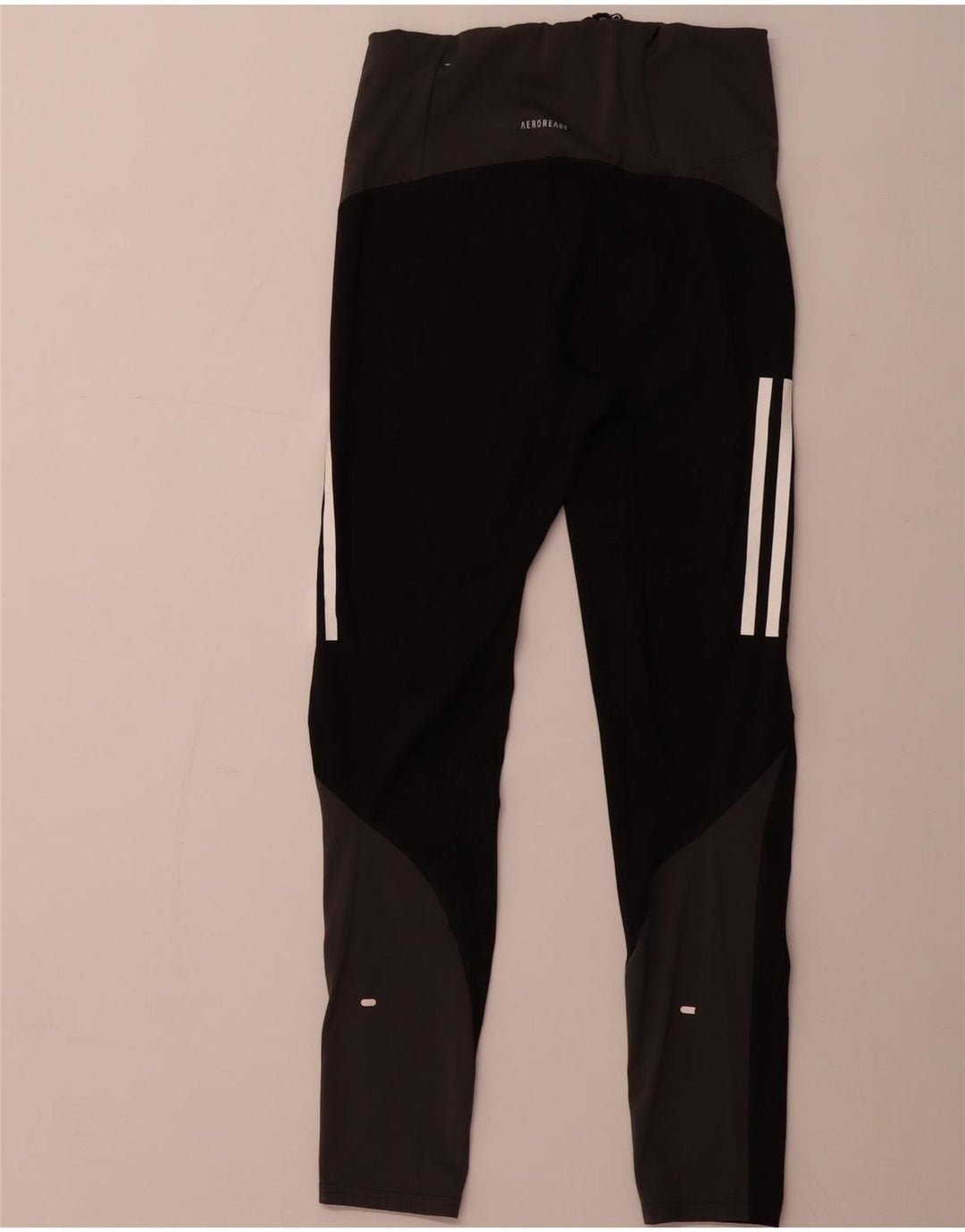ADIDAS Aeroready Leggings til kvinder UK 8/10 Small Black Colourblock