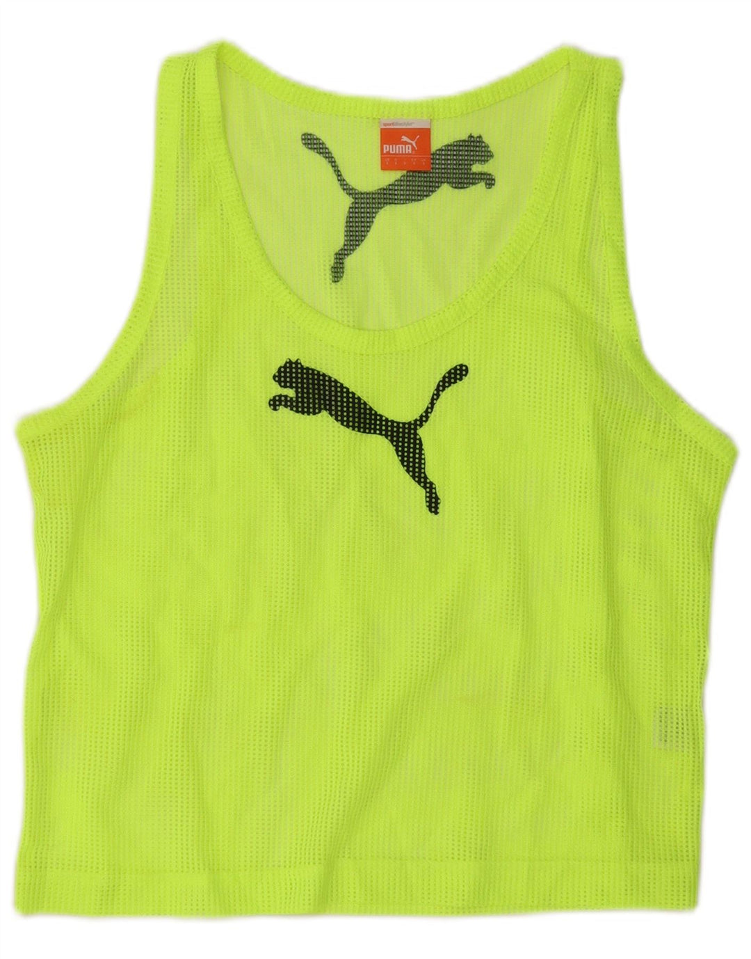 Puma Kvinder Oversized Grafisk Vest Top UK 10 Lille Grøn