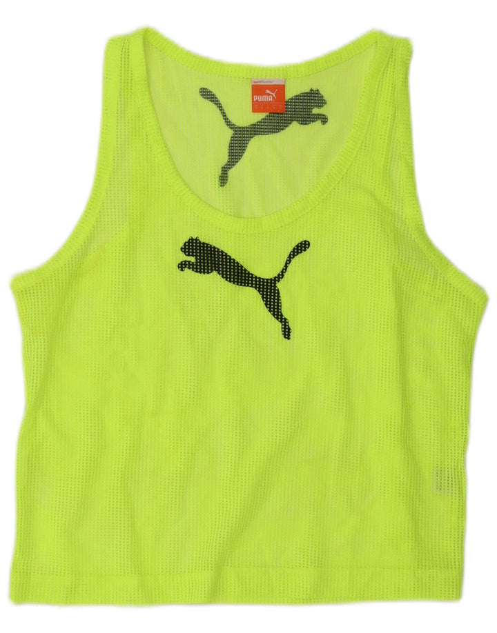 Puma Kvinder Oversized Grafisk Vest Top UK 10 Lille Grøn
