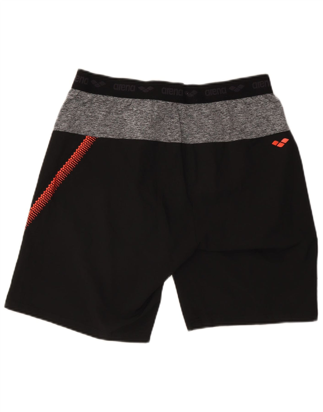Arena Herre grafiske svømmeshorts Medium Sort Colourblock Polyester