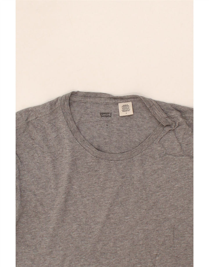 LEVI'S Mens T-Shirt Top Medium Grey Cotton Vintage Levi's and Second-Hand Levi's from Messina Hembry 