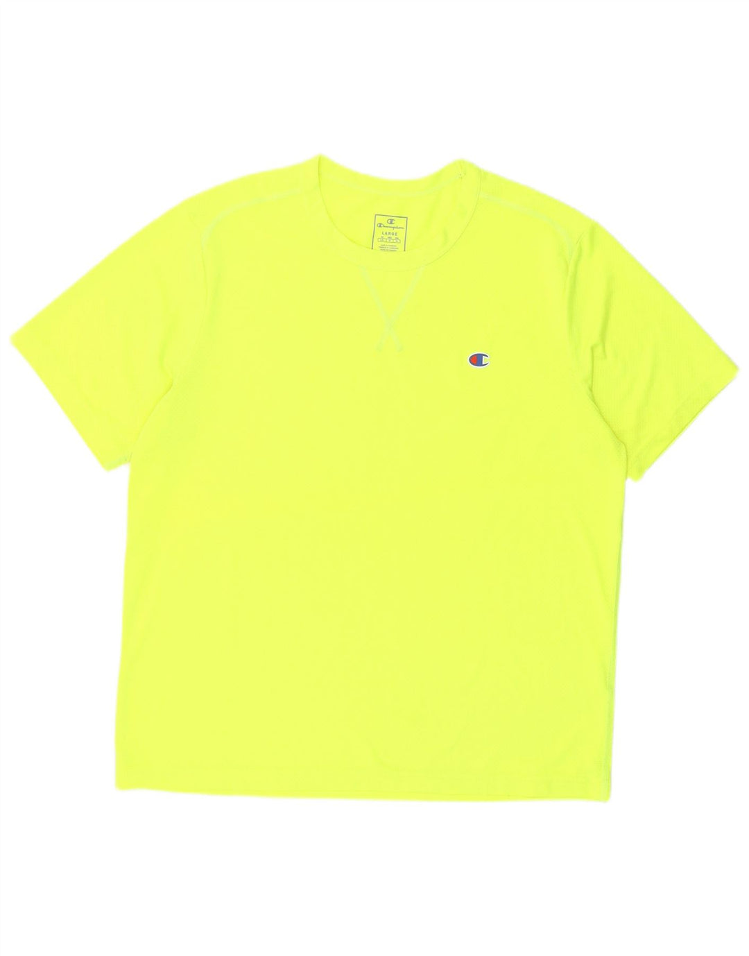 Champion Herre T-Shirt Top Stor Gul