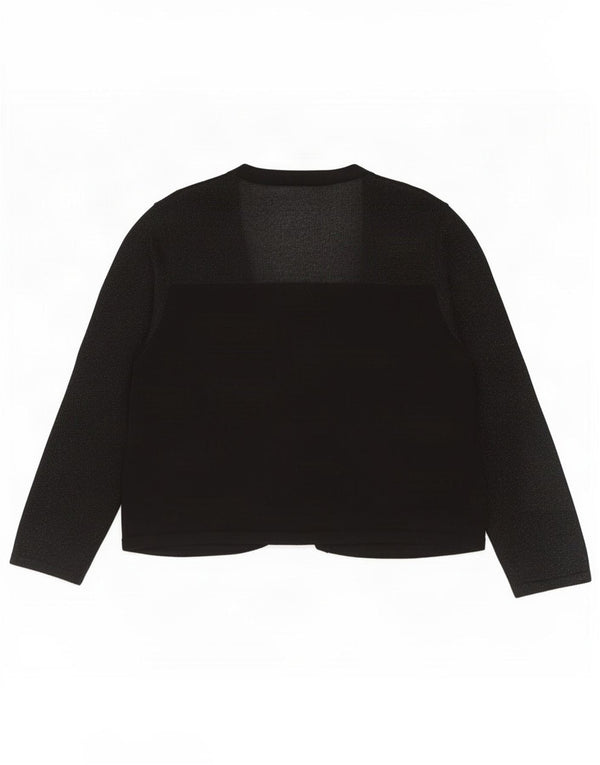 Marks & Spencer Womens 3/4 ærmet åben Bolero Jumper UK 8 Small Black