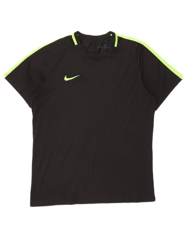 Nike Herre Dri Fit T-Shirt Top XL Sort Colourblock