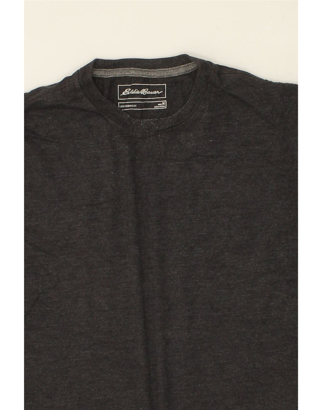 EDDIE BAUER Mens T-Shirt Top Medium Grey Cotton Vintage Eddie Bauer and Second-Hand Eddie Bauer from Messina Hembry 