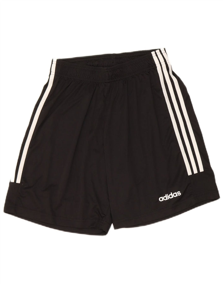Adidas Boys Climalite Sportshorts 11-12 år Medium Sort Colourblock