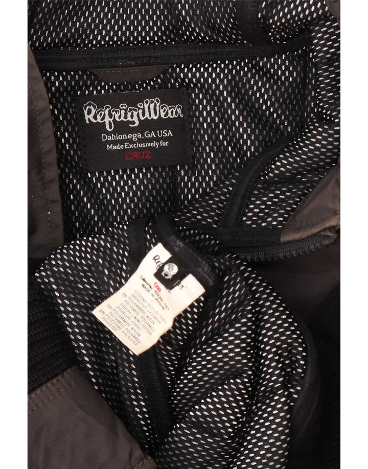 Refrigiwear Dame hættejakke UK 8 Small Grå Polyester