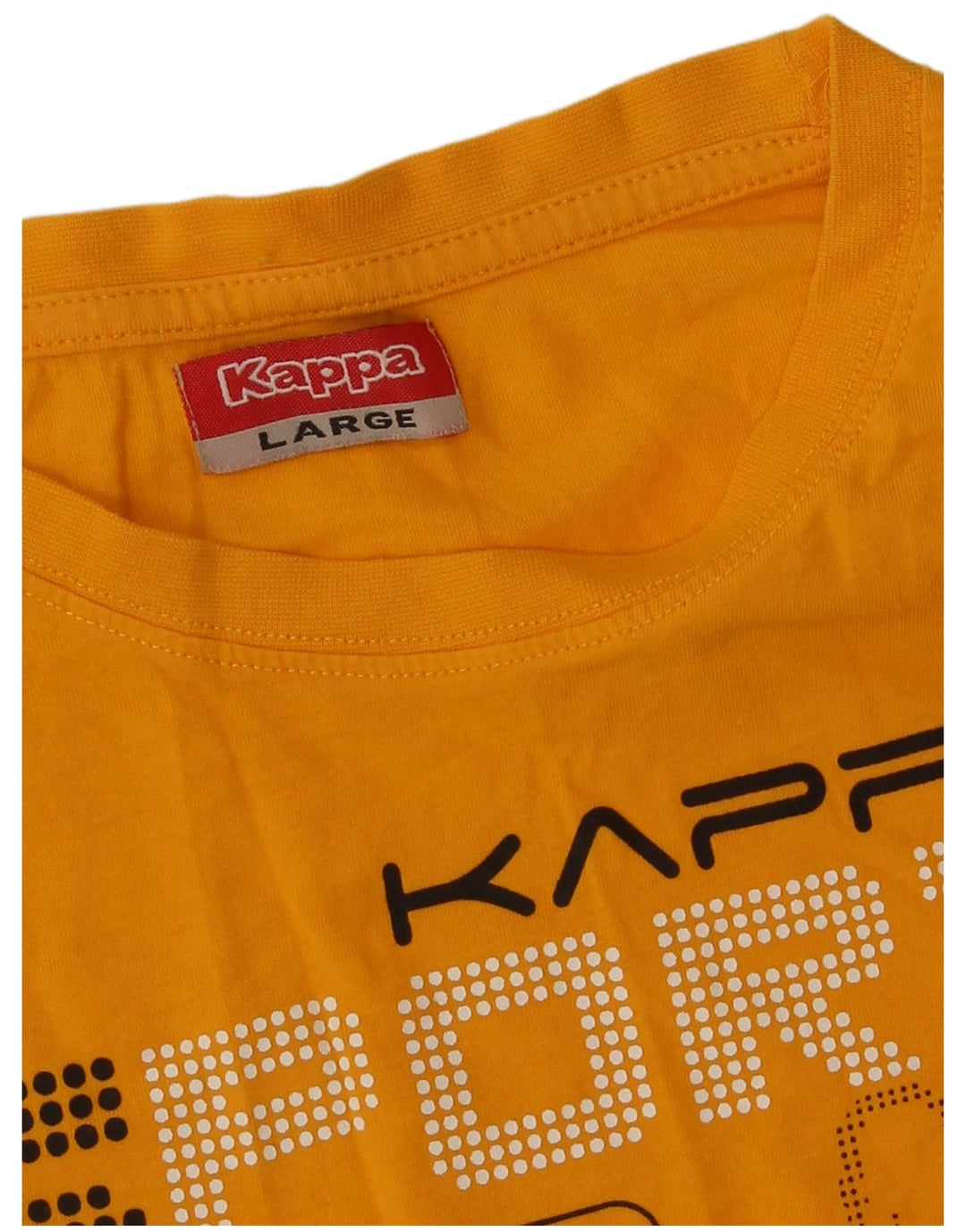 Kappa Dame Grafisk Vest Top UK 14 Large Orange