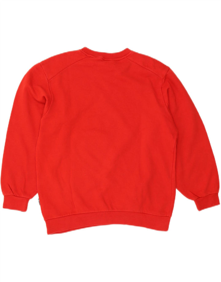 ADIDAS Piger Grafisk Sweatshirt Jumper 11-12 År Rød Bomuld