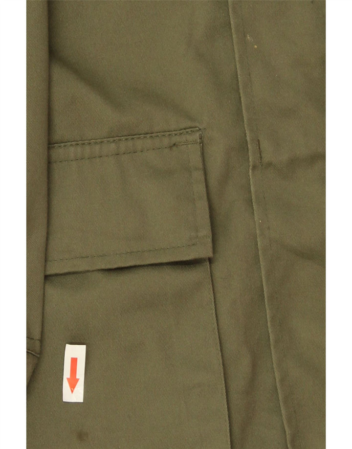 Vintage Herre Utility Jacket UK 40 Large Khaki Polyester