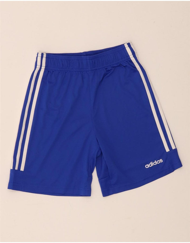 Adidas Boys Climalite Sportshorts 11-12 år Blå polyester